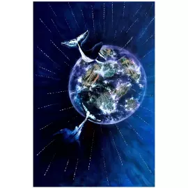 The author's oil painting "The Radiance of pure Reason"